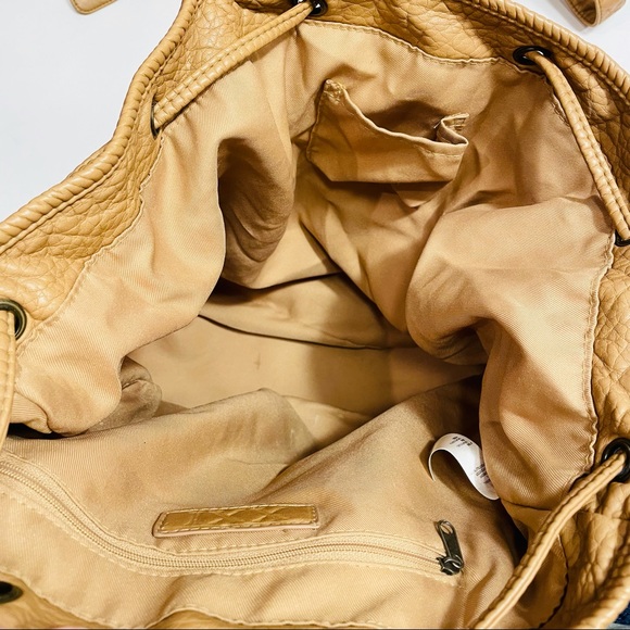 (2) Forever 21 Faux Leather Mini Backpacks in Tan - Picture 7 of 9